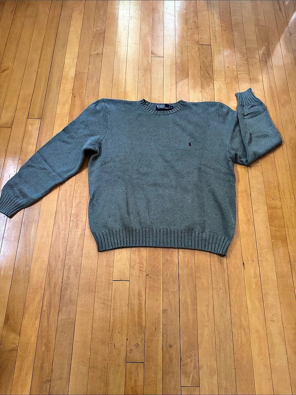 Polo Ralph Lauren moss green Crewneck Sweater men’s  XL